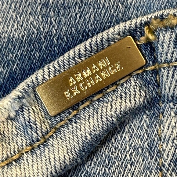 Armani exchange midrise denim shorts - Picture 8 of 10